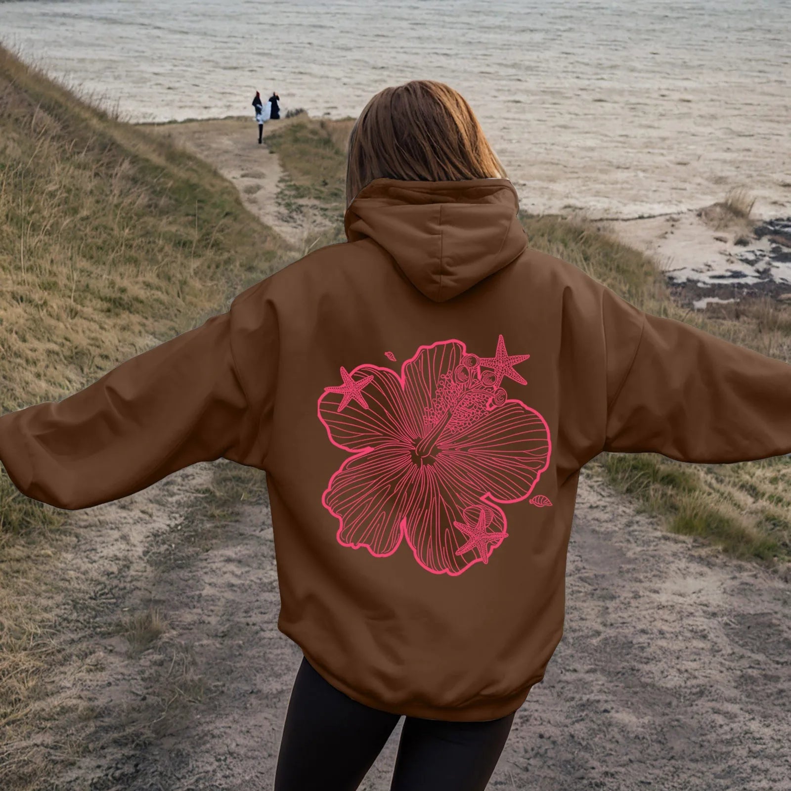 Long Hoodie Sweatshirt